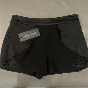 Marciano jet black shorts